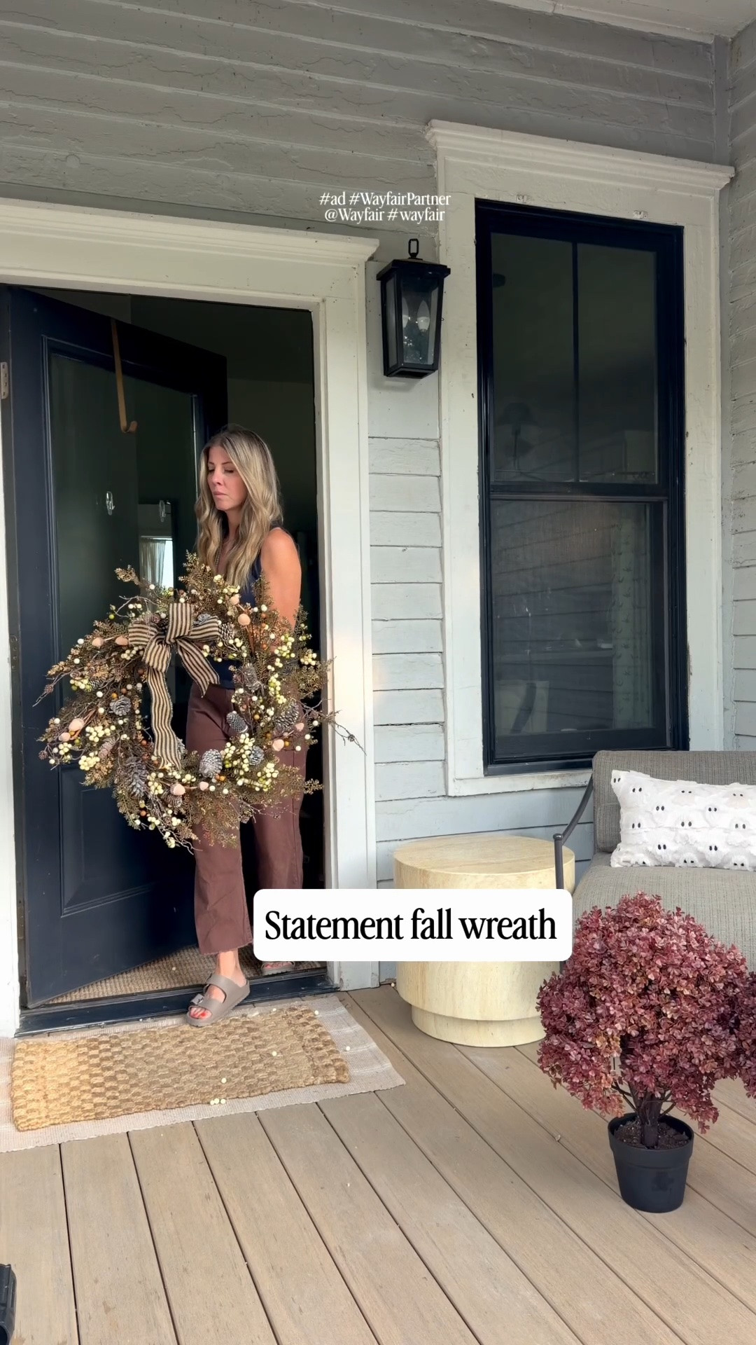 #ad My favorite fall finds from @Wayfair 🍂 

✨✨drop the word FALL and I’ll send everything over ✨✨

A mix of indoor and outdoor pieces that make everything feel a little warmer for the season.

The pumpkin scarecrow is hands down my favorite fall decor find. The wreath is truly one of a kind, the maroon doormat would be so pretty layered over another rug, and that fall rug is one I swear by. The colors are perfect for fall, but it honestly works all year long.

Fall, but not like everyone else’s. 🤎

Be sure to follow us on the @shop.LTK app INTERIORJEMS to see all our exclusive posts 🤍

#liketkit  


#wayfairpartner #wayfair

#LTKSaleAlert #LTKHome