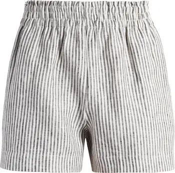 Mila Smocked Waist Linen Shorts | Nordstrom