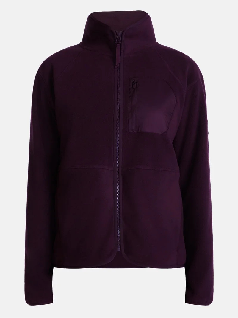 Ozark Trail Women's and Women's Plus Fleece Zip Up Jacket, Sizes XS-3X | Walmart (US)