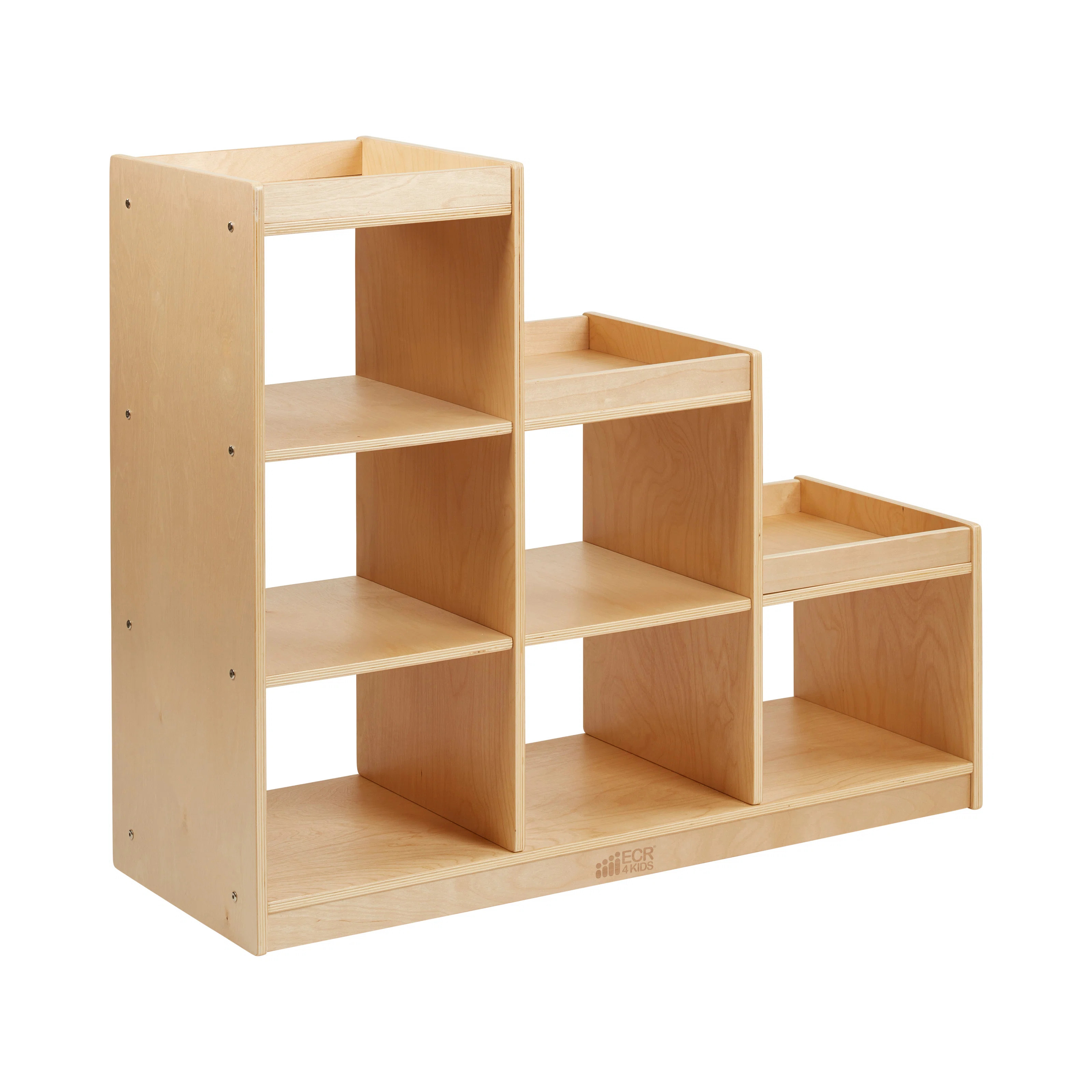 ECR4Kids 3-2-1 Cube Storage Cabinet, Kids Furniture, Natural | Wayfair North America