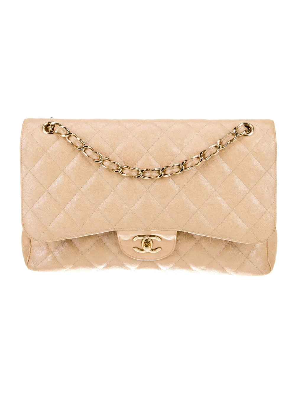 Chanel Classic Jumbo Double Flap Bag - Metallic Shoulder Bags, Handbags - CHA1327882 | The RealRe... | The RealReal