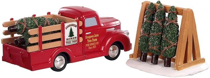 Lemax - Tree Delivery 93423 Transport of Christmas Trees - Christmas Village Winter Village | Amazon (US)