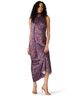 Women's Halter Floral-Print Dress | Macy's