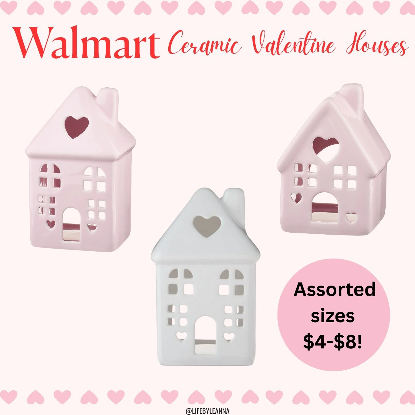 Adorable ceramic valentines houses at Walmart! 







Walmart/ valentine decor/ valentines 

#LTKHome #LTKSeasonal