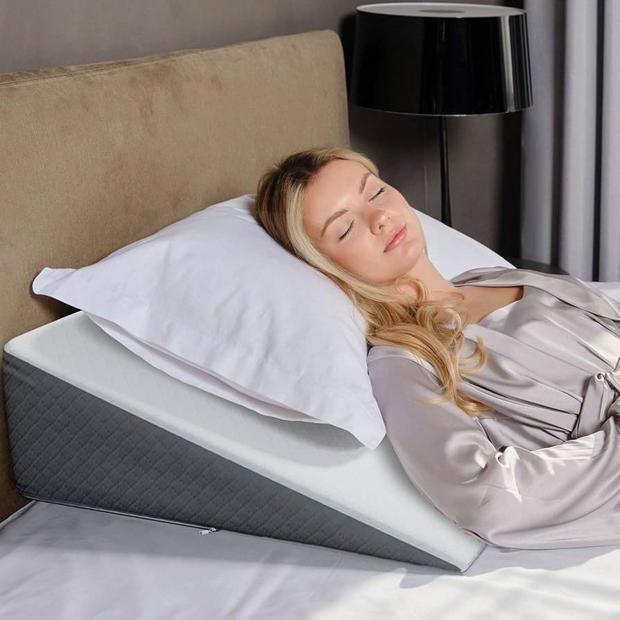 Kolbs Bed Wedge Pillow for Sleep Apnea, FSA Eligible Acid Reflux, and Back Pain Relief, with Chic... | Amazon (US)