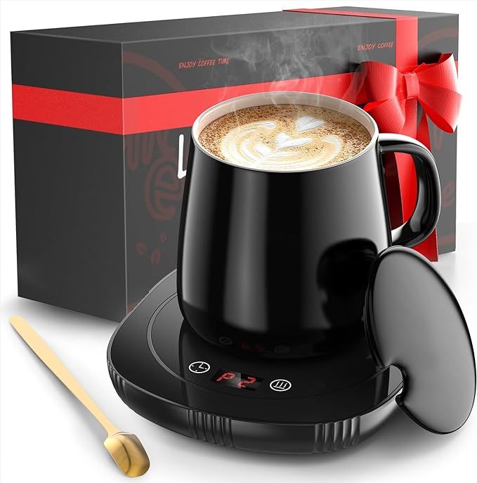 Mug Warmer with Mug, Coffee Cup Warmer with Auto Shut Off, Smart Coffee Mug Warmer with 2 Temp Se... | Amazon (US)