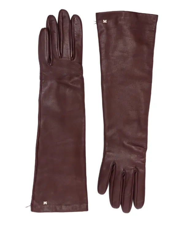 long leather gloves | Farfetch (BR)