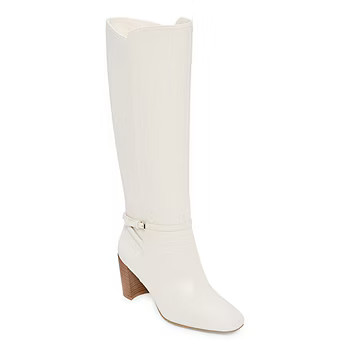 Liz Claiborne Womens Hage Dress Boots Stacked Heel | JCPenney