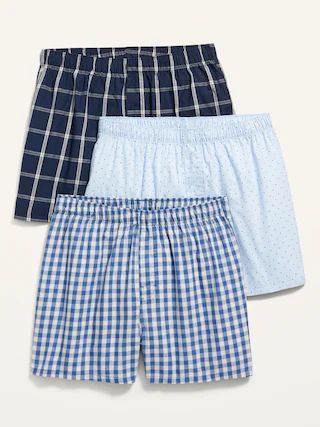 3-Pack Soft-Washed Boxer Shorts -- 3.75-inch inseam | Old Navy (US)