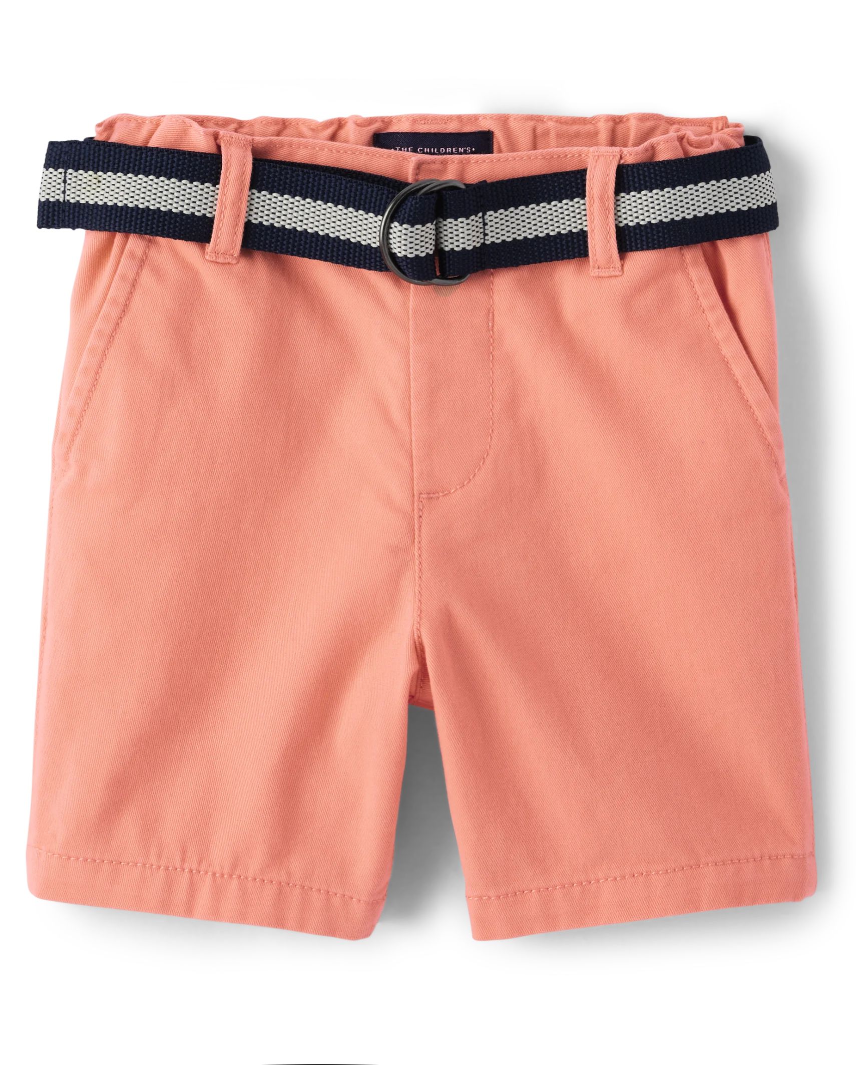 Baby And Toddler Boys Belted Chino Shorts - summer dawn | The Children's Place