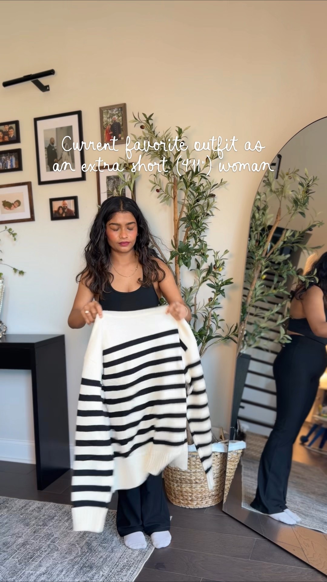 Winter petite mom outfit for casual errand or dressing up (swap loafers for heels)

Bootcut leggings that are very comfortable but has a bit of shape wear effect— wearing XS short 

Striped lightweight cardigan/top. Wearing small 

Exact trench cot sold out but linked a similar (more relaxed) one

#LTKootd #LTKgrwm #LTKPetite