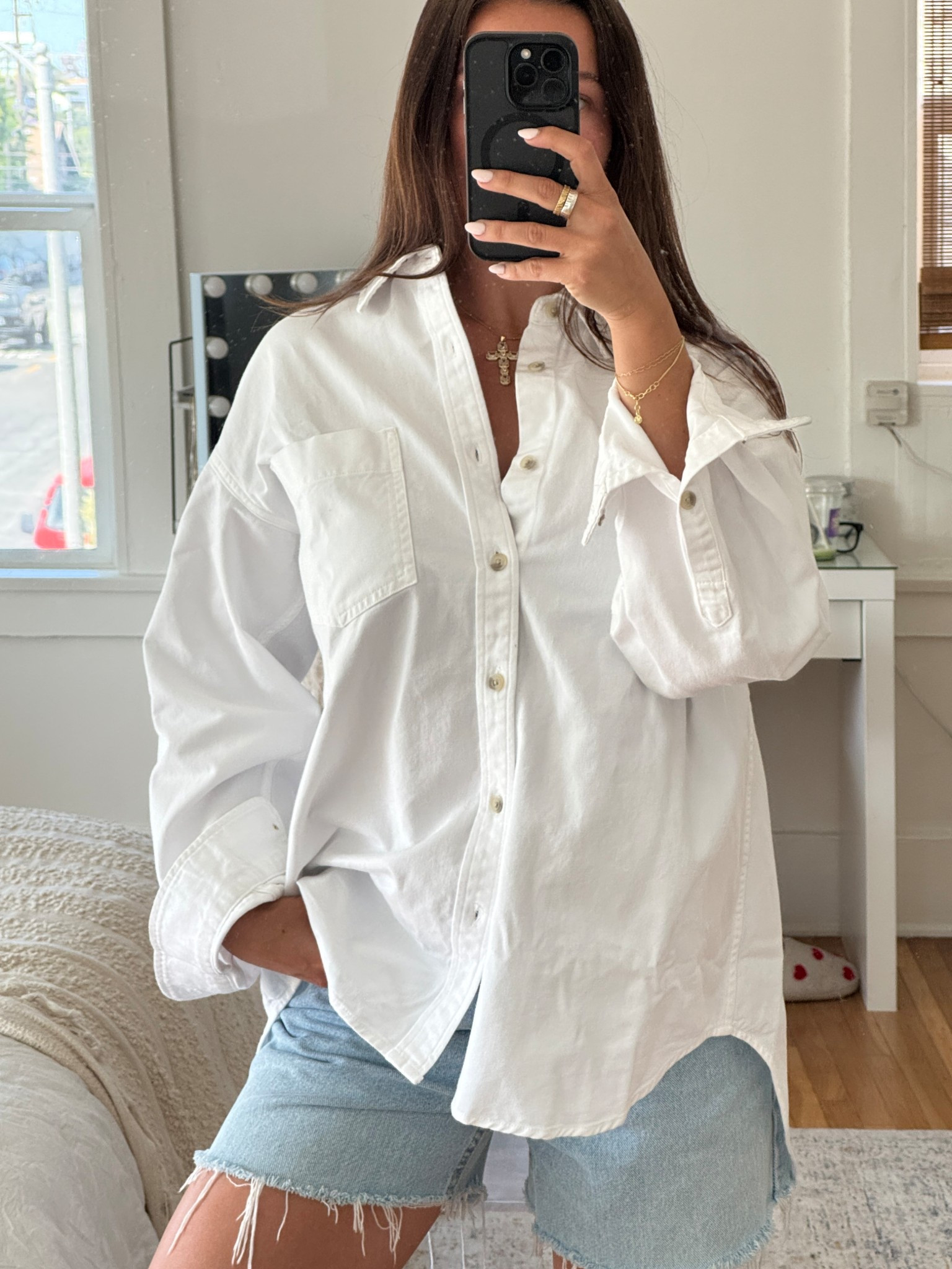 Everyone needs this white button up 

#LTKSeasonal #LTKSummerEdit #LTKStyleTip