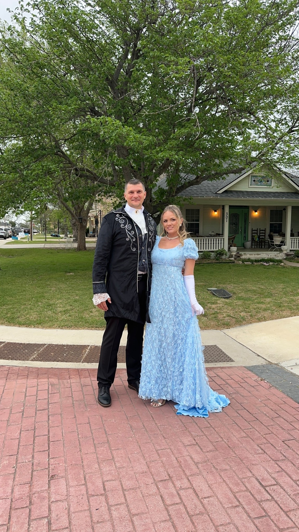 Our Bridgerton theme party outfits 🩵🖤

#LTKFestival #LTKTall #LTKootd