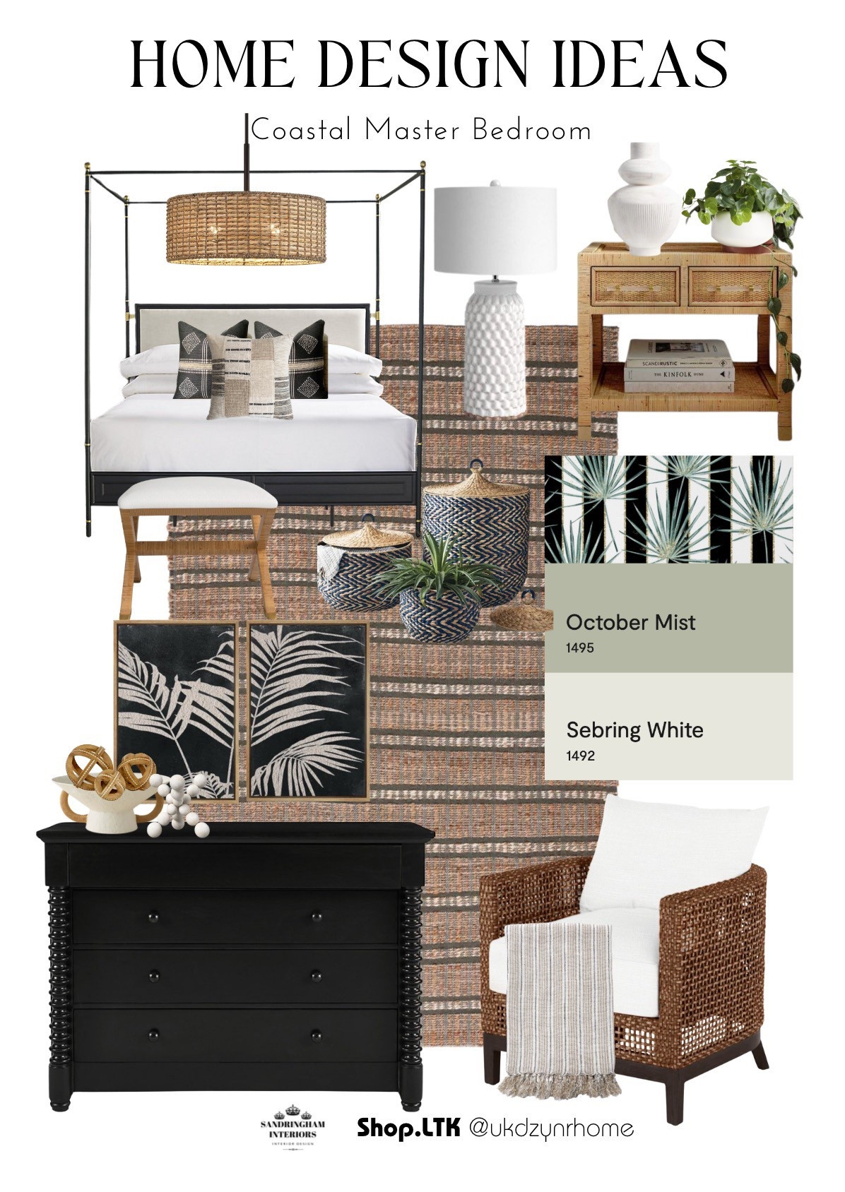 Coastal Bedroom Design Ideas | Bedroom Mood Boards 