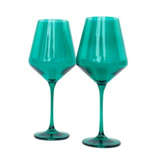 Estelle Colored Glass Stem Wineglasses, Set of 2 | Bloomingdale's Home | Bloomingdale's (US)