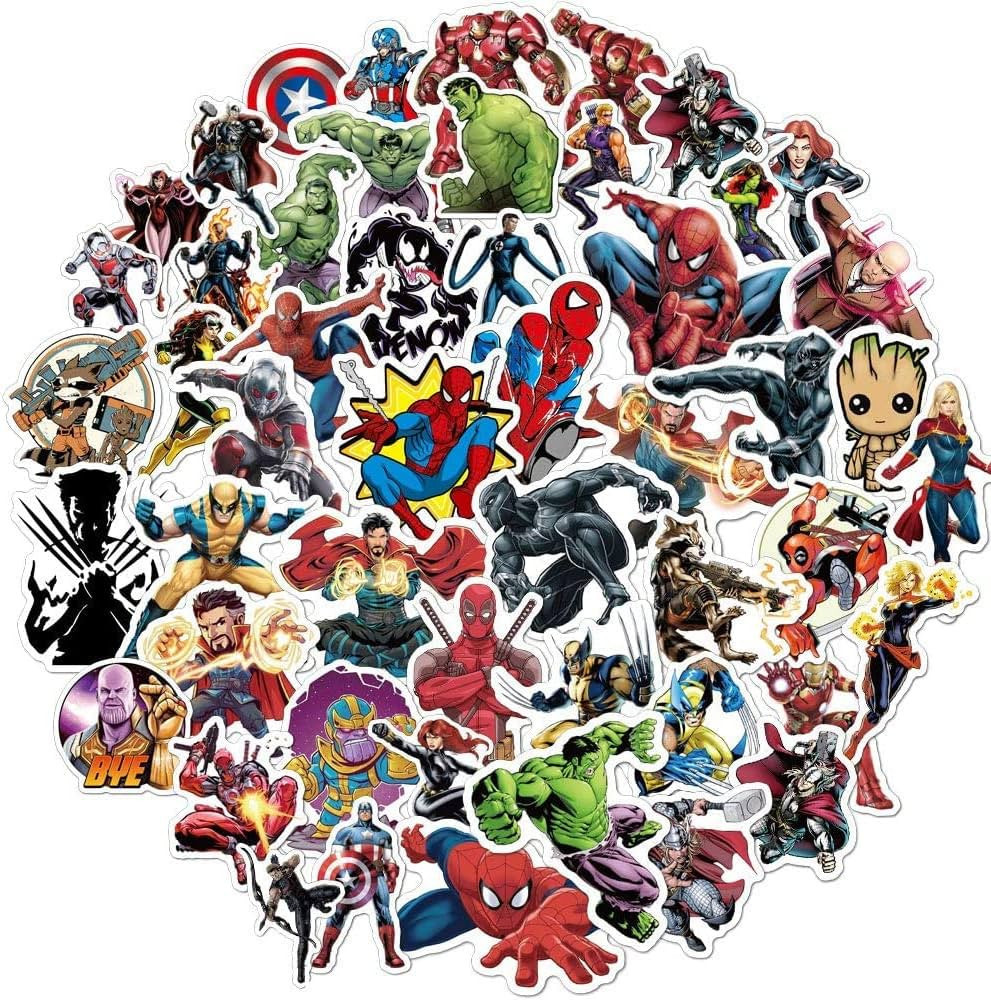 Superhero Avengers Stickers for Teens(104pcs) Comic Legends Stickers with Party Favors for Kids,G... | Amazon (US)