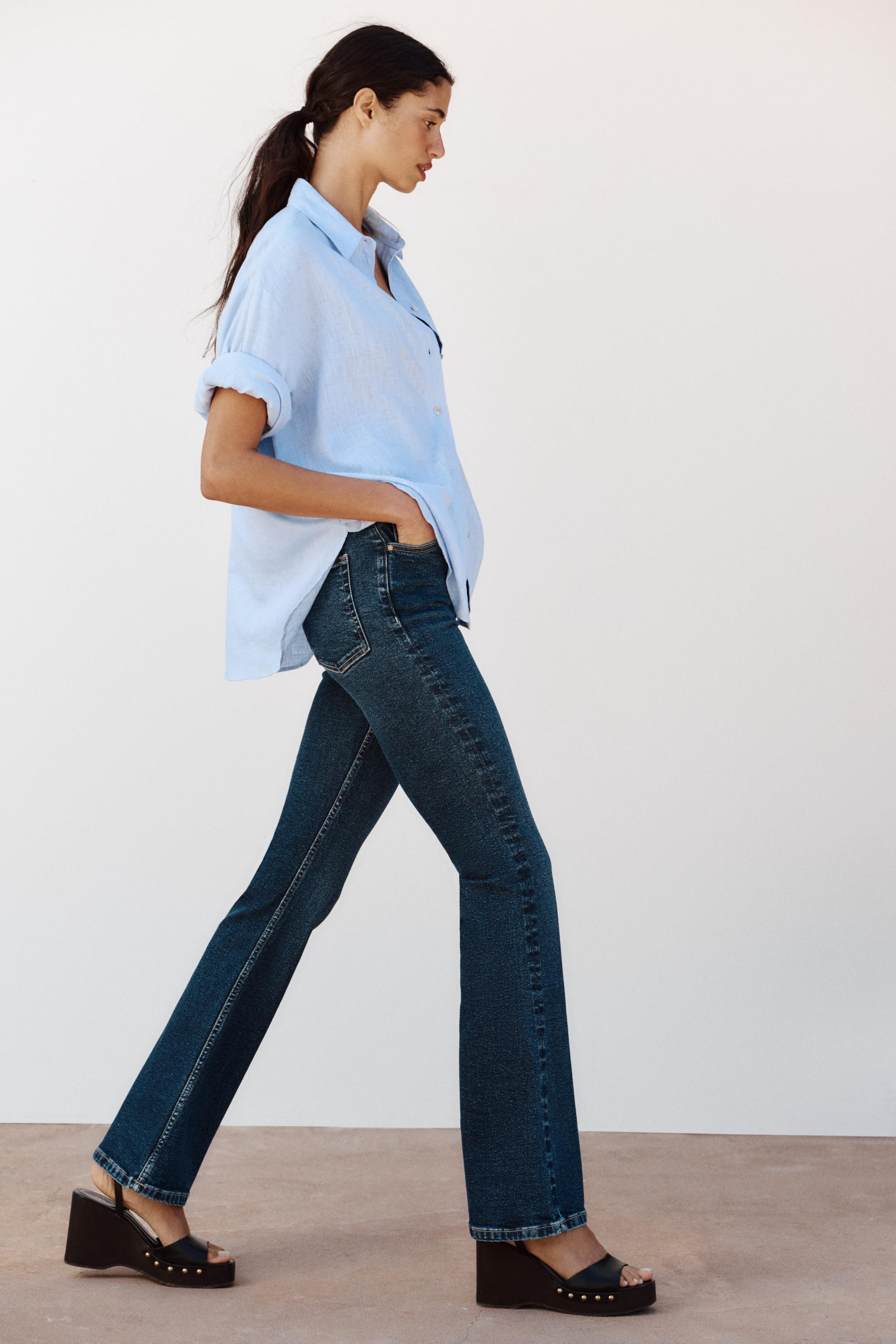 FLARE Z1975 JEANS WITH A HIGH WAIST | Zara US