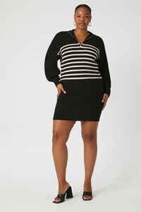 Plus Size Striped Mini Sweater Dress | Forever 21 (US)