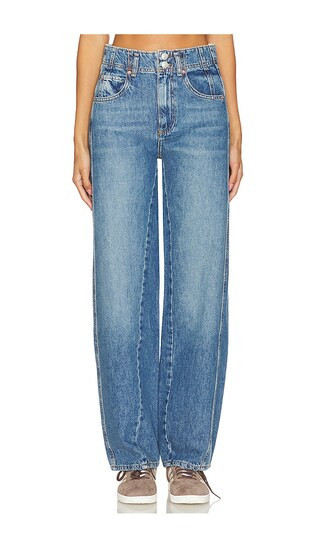 Free People x We The Free Aster Straight Leg in Denim-Medium. - size 30 | Revolve Clothing (Global)