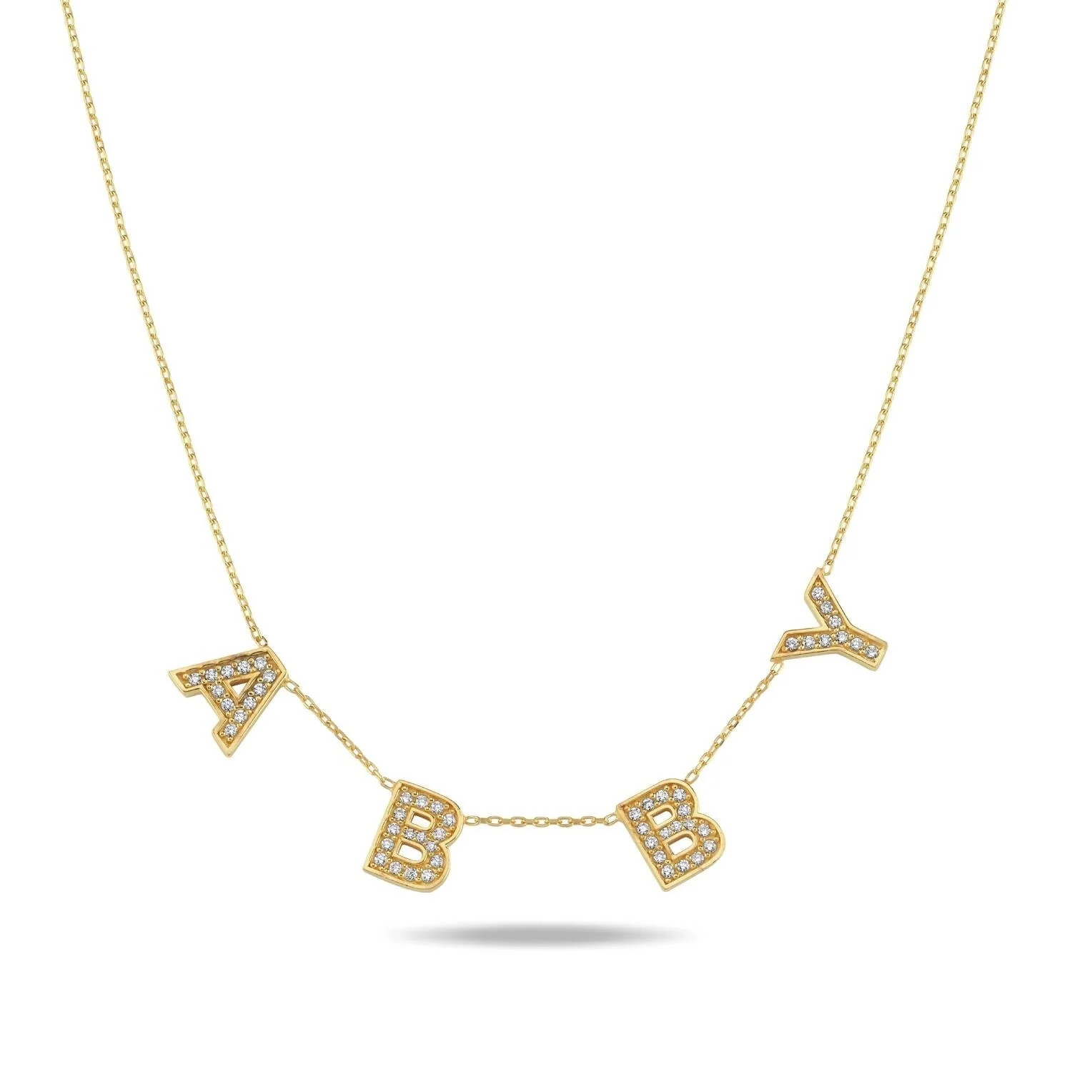 Bold Personalized Custom Name Necklace | The Sis Kiss