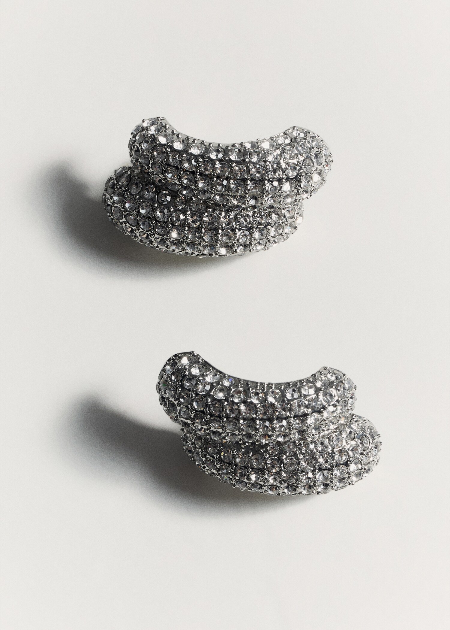 Faceted crystal earrings - Women | MANGO USA | Mango (US/MX/AU)