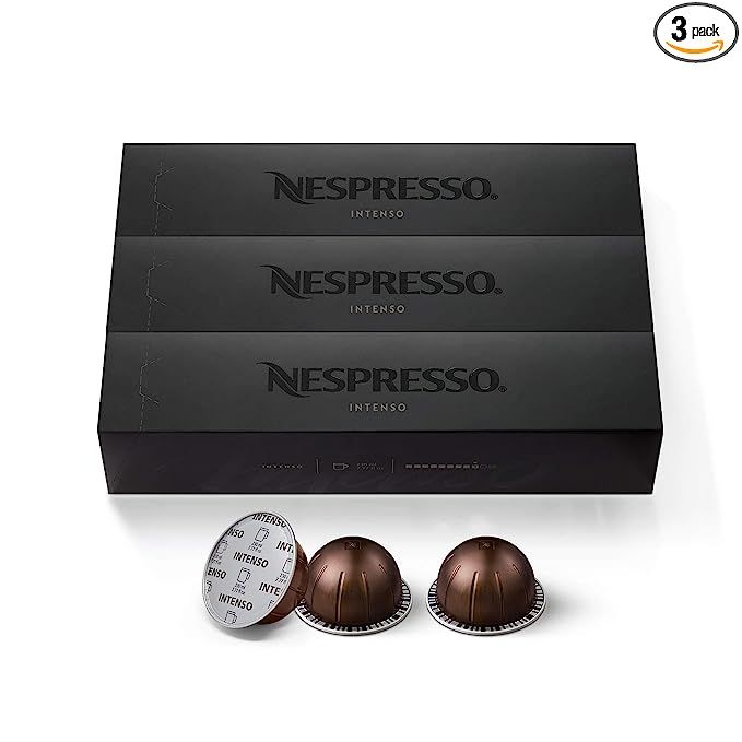 Nespresso Capsules VertuoLine, Intenso, Dark Roast Coffee, Coffee Pods, Brews 7.77 Ounce (VERTUOL... | Amazon (US)