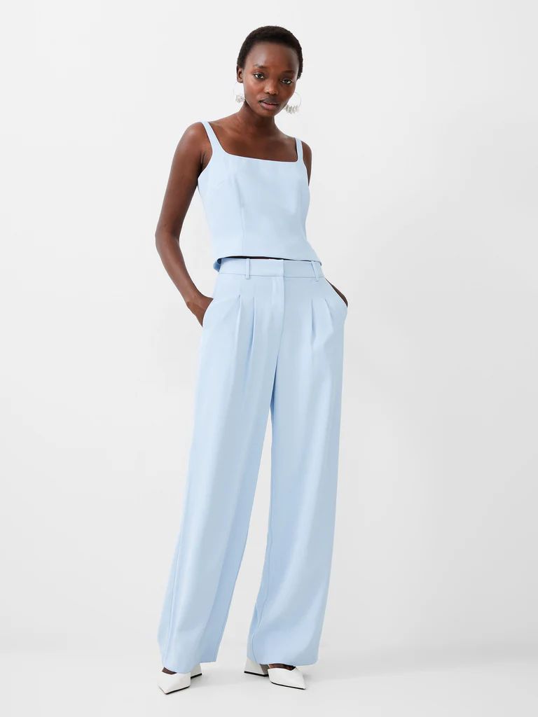 Harrie Suiting Square Neck Top | French Connection (UK)