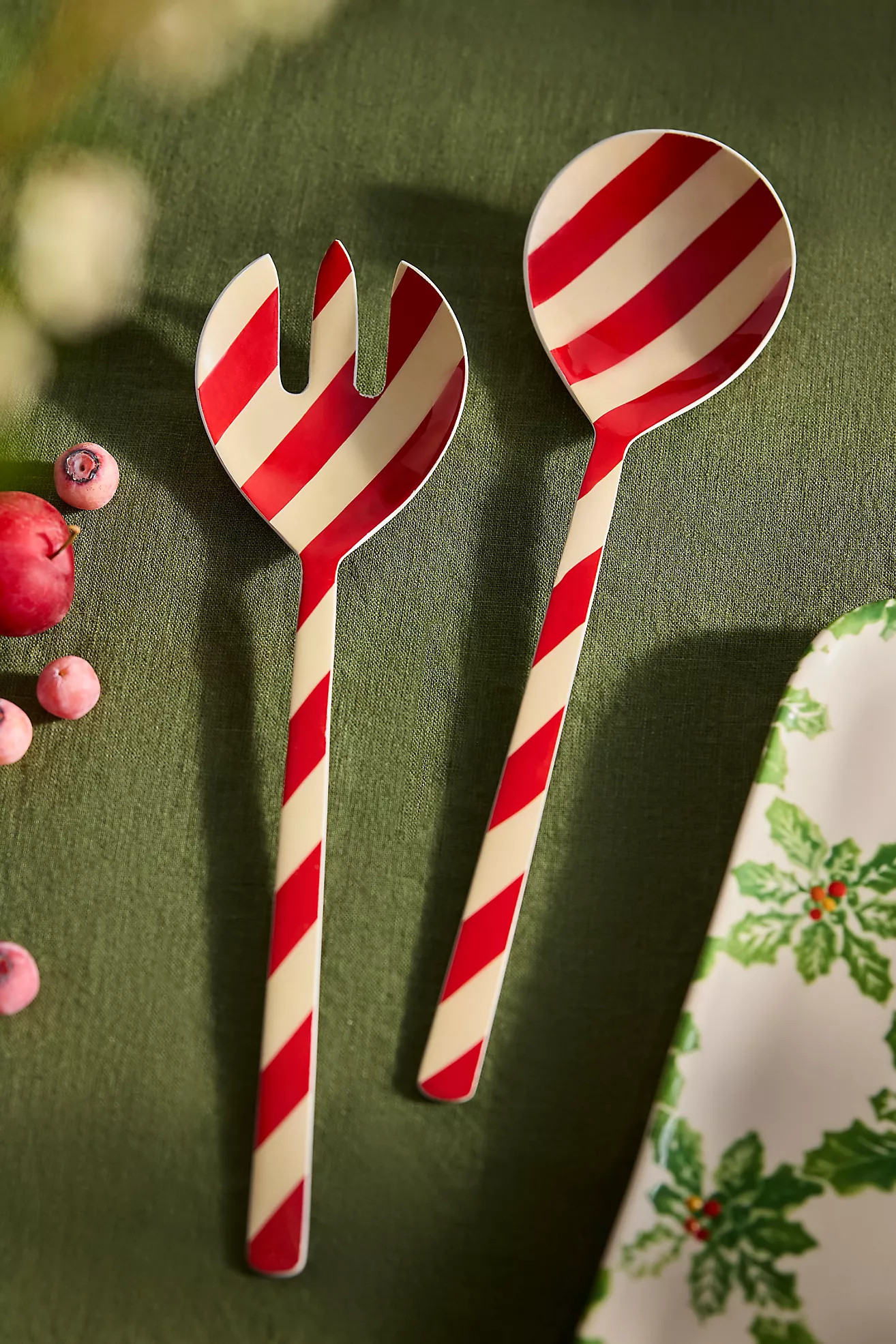 Candy Cane Serving Utensil Set | Anthropologie (US)
