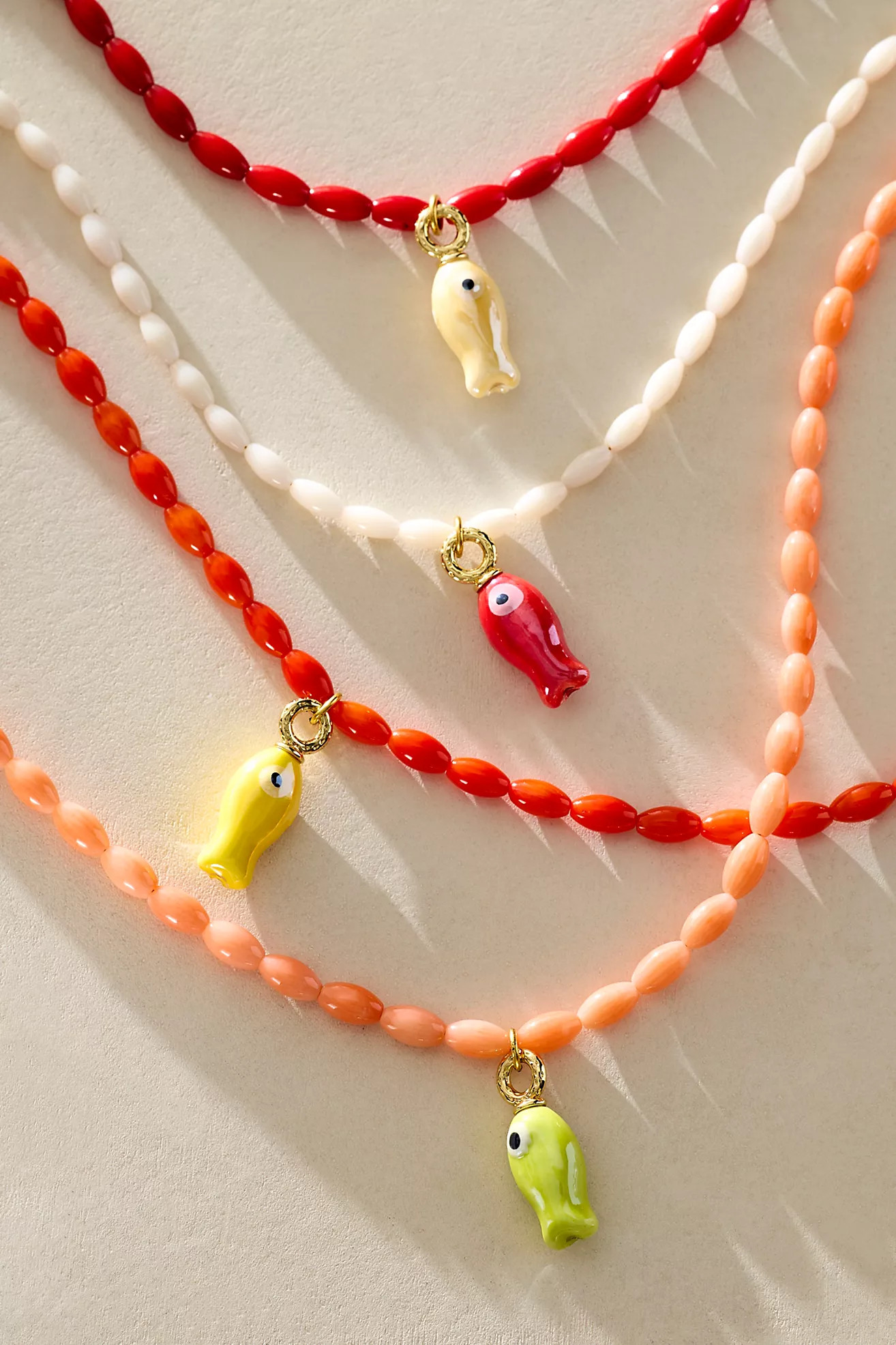 Logan Tay Beaded Fish Necklace | Free People (Global - UK&FR Excluded)