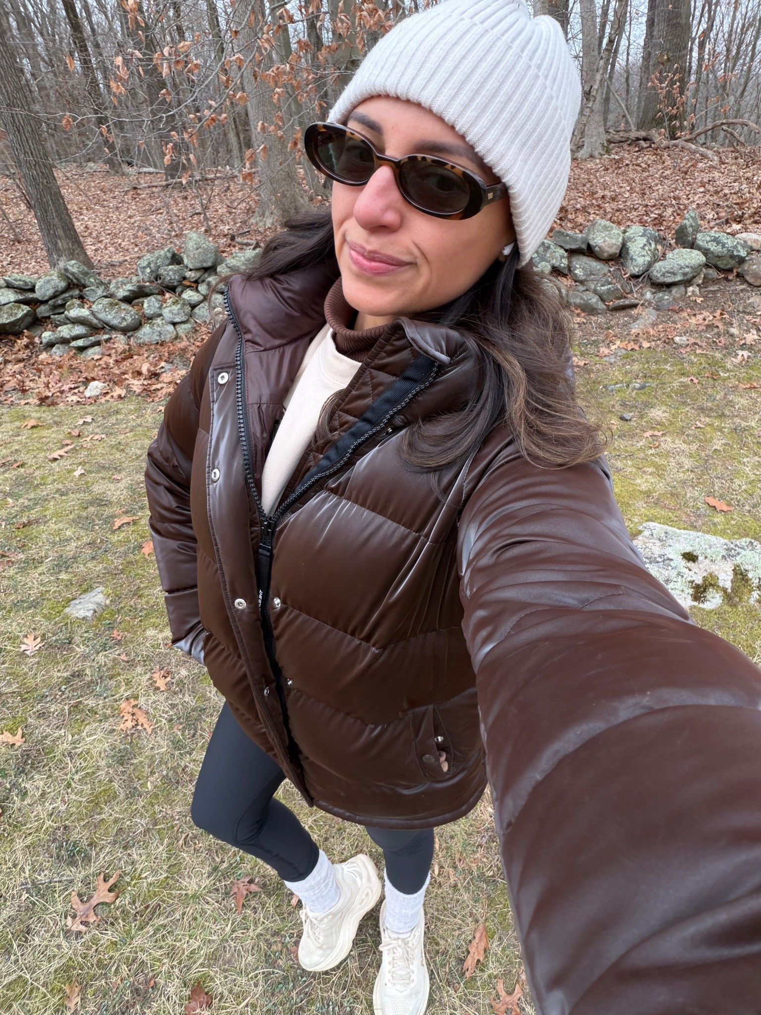 Today’s walk ootd: 

Wearing my Aritiza super puff. The best jacket for winter. Paired with fleece lined leggings that are perfect for cold weather  

#LTKActive #LTKOver40 #LTKootd