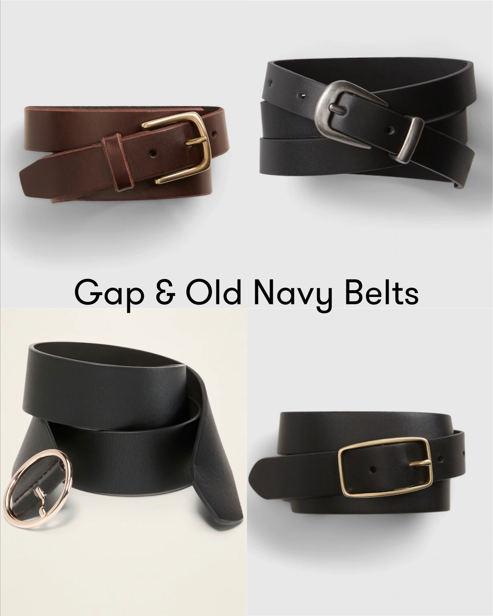 Reversible Faux-Leather Belt For … curated on LTK