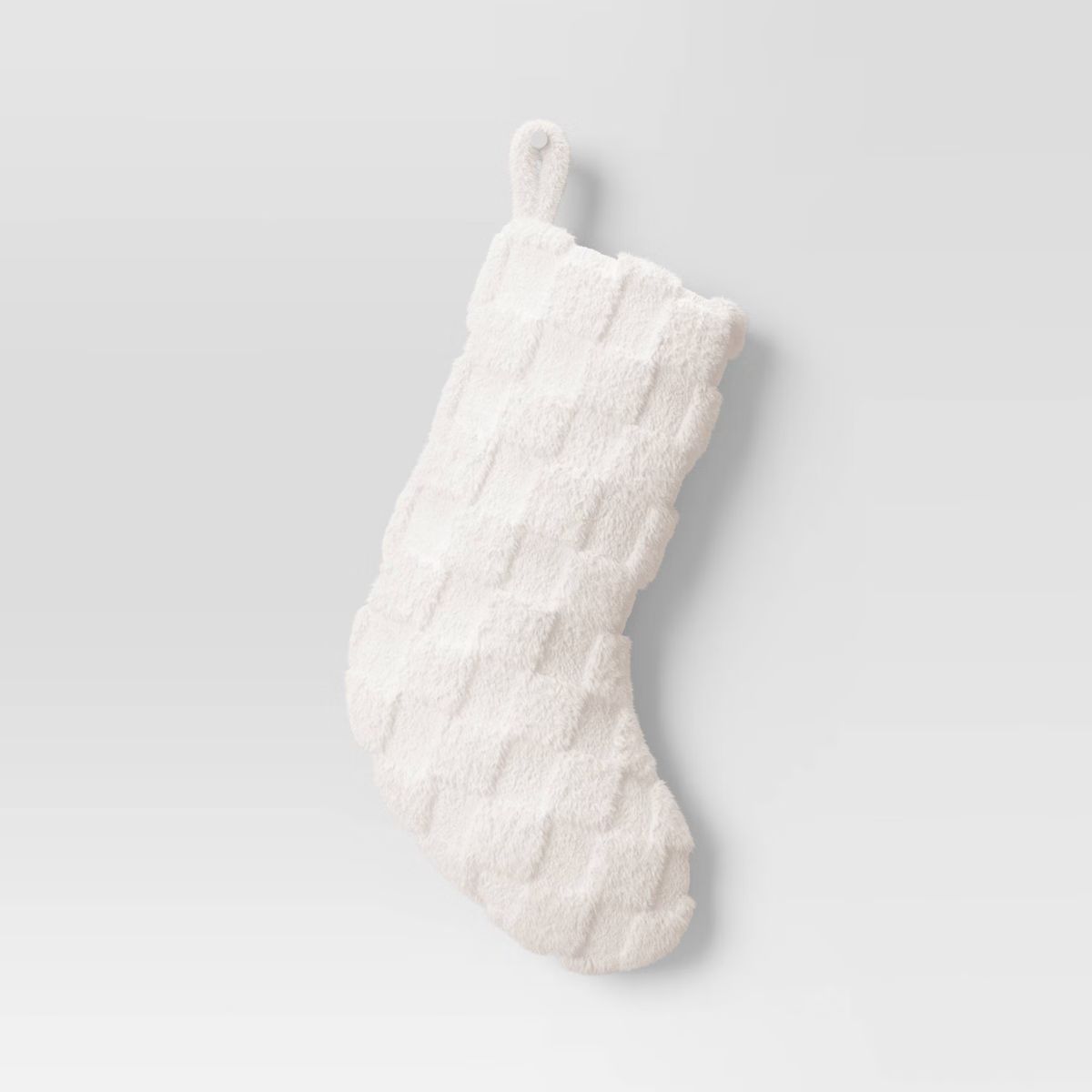 20" Plush Checkerboard Pattern Christmas Stocking - Wondershop™ | Target