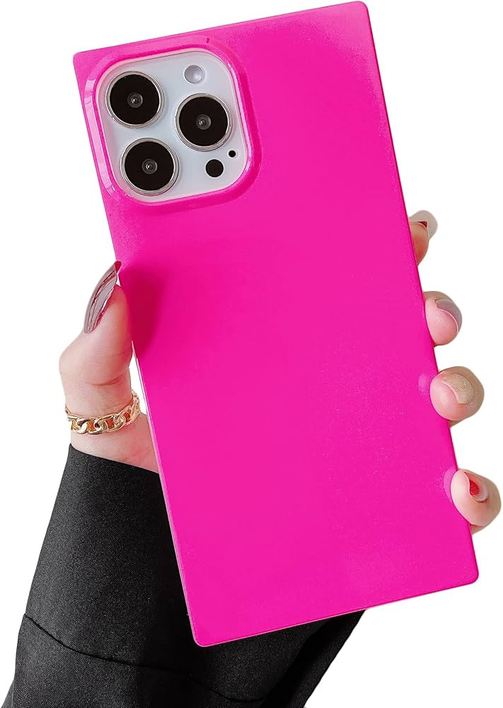 Cocomii Square iPhone 13 Pro Case - Square Neon Plain Color - Slim - Lightweight - Glossy - Fluor... | Amazon (US)