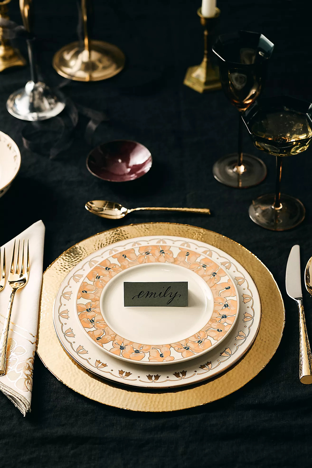 The Met x Anthropologie Stoneware Dessert Plates, Set of 4 | Anthropologie (US)