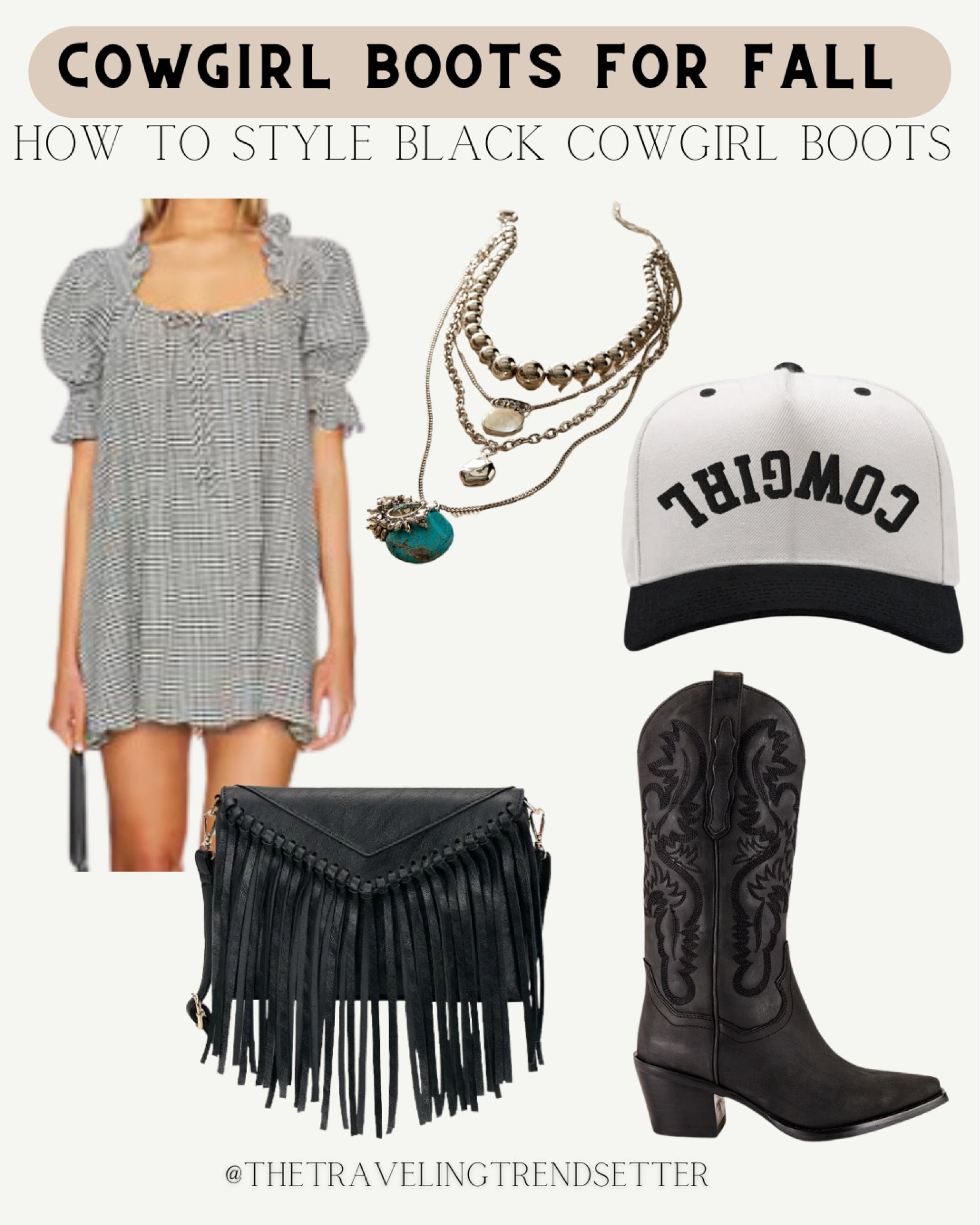 Cowgirl boots for fall how to style  black cowgirl boots fall dress country concert outfit idea for fall
Black cowgirl boots 
Cowboy boots 

#LTKFallSale #LTKSeasonal #LTKShoeCrush