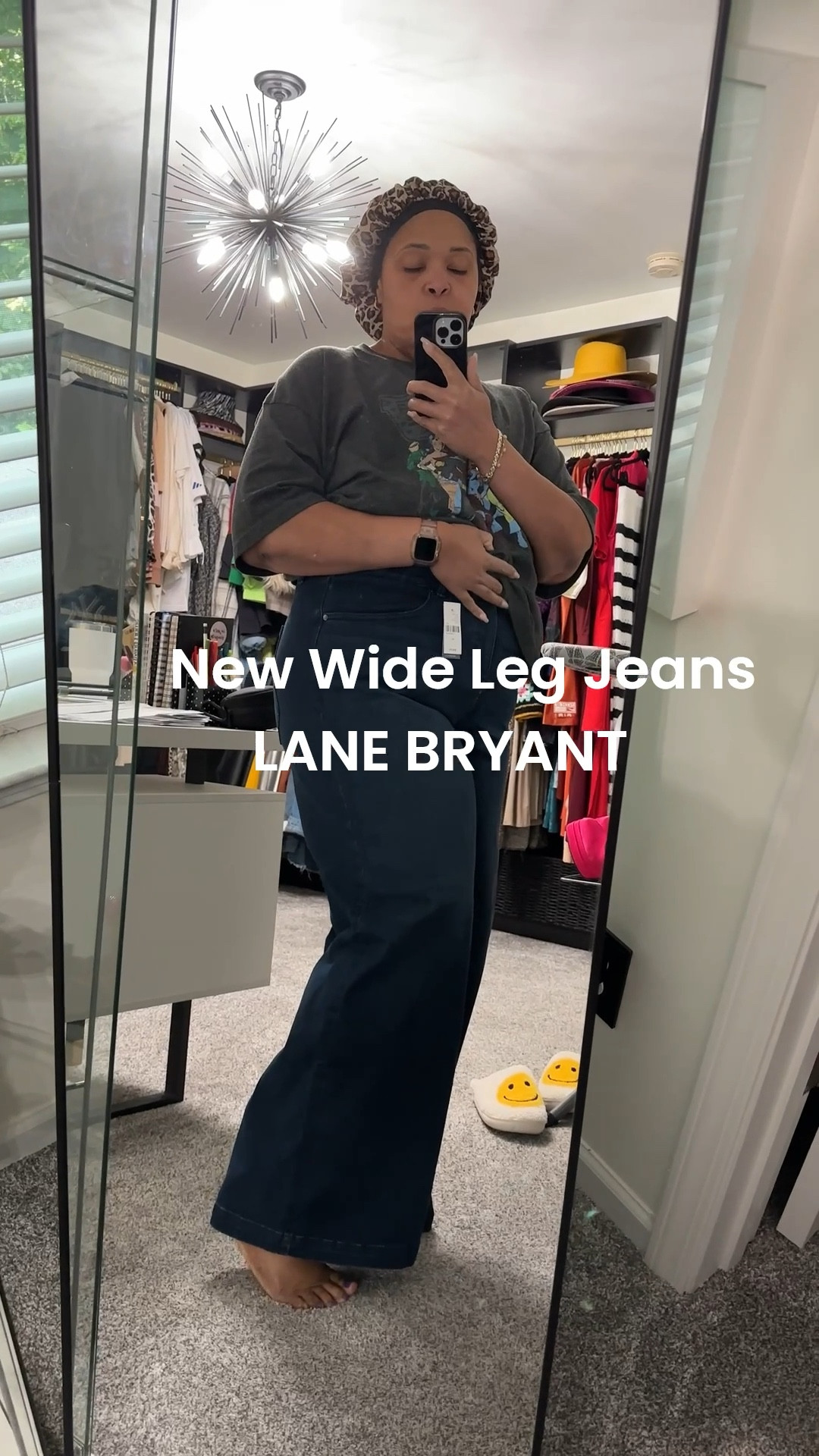 Love these Tighter Tummy Fit High-Rise Wide Leg Jeans! Perfect for business casual look at work! - GiftedbyLaneBryant

#LTKOver40 #LTKPlusSize #LTKStyleTip