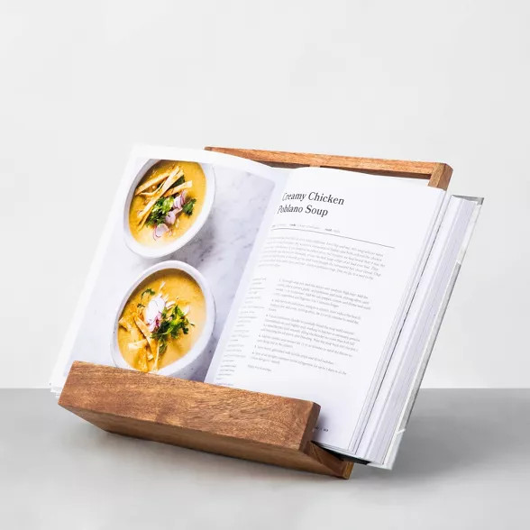 Decorative Wooden Cookbook Holder Easel - Hearth & Hand™ with Magnolia | Target