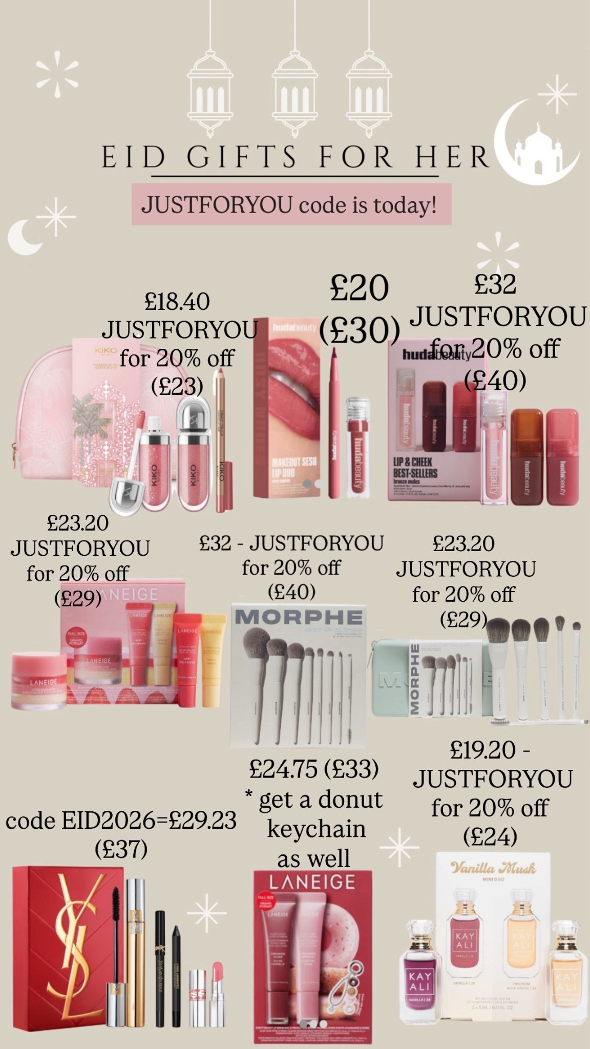 special discount and eid gifts 

#LTKgiftguide