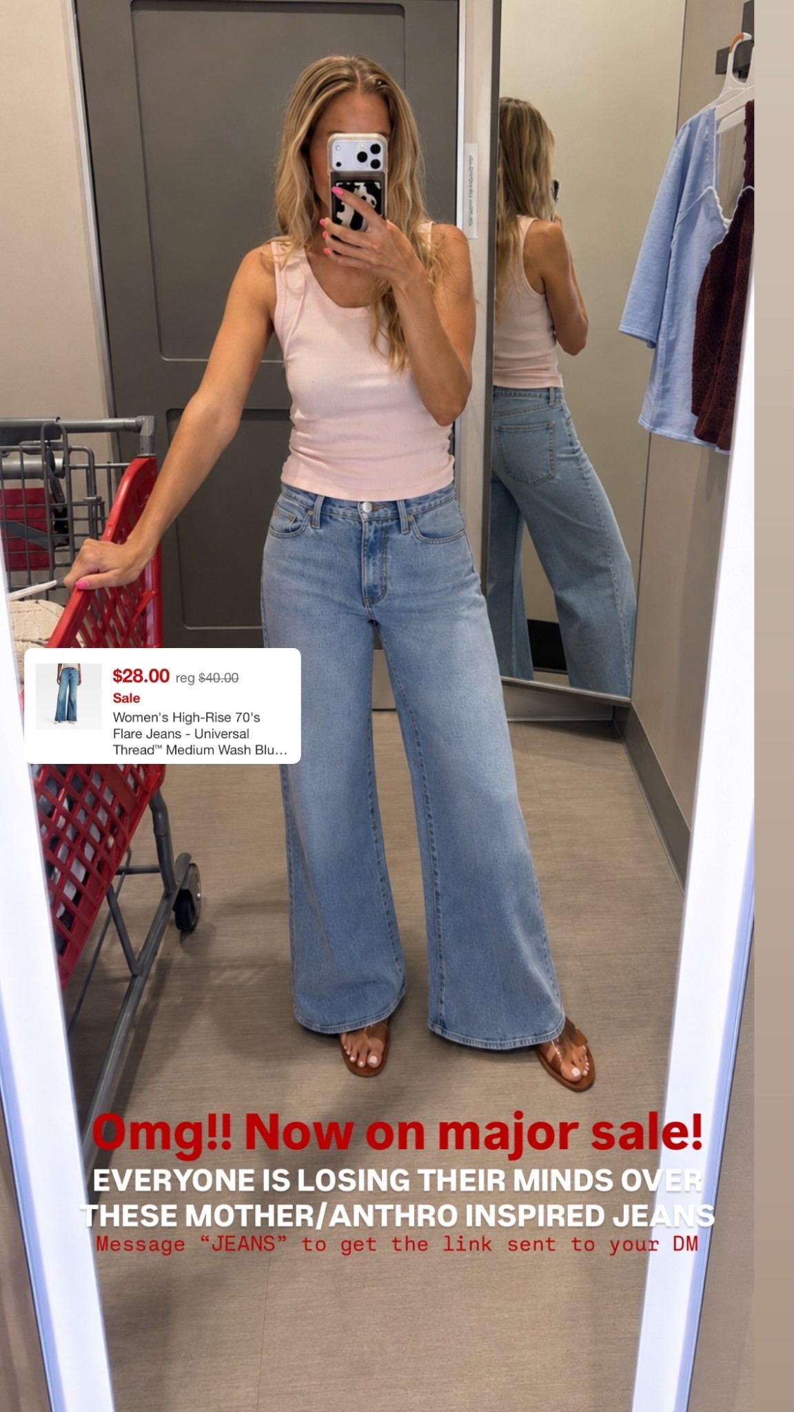 EVERYONE IS LOSING THEIR MINDS OVER THESE MOTHER/ANTHRO INSPIRED JEANS and  Omg!! Now on major sale!😍

These run tts (I’m wearing a 4)

5’5” // 120 ish lbs

#LTKSaleAlert #LTKootd #LTKdayinmylife