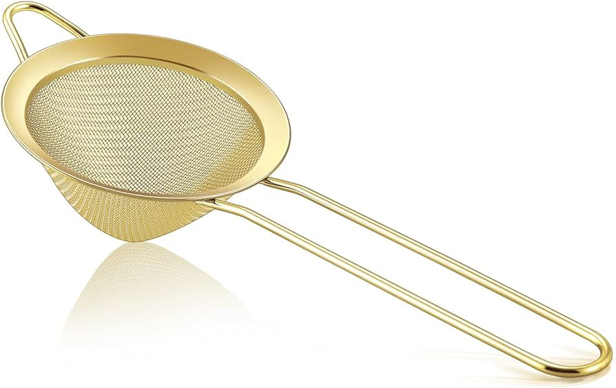 TeamFar Fine Mesh Strainer, 3.3’’ Stainless Steel Tea Strainer with Long Handle, Small Conica... | Amazon (US)