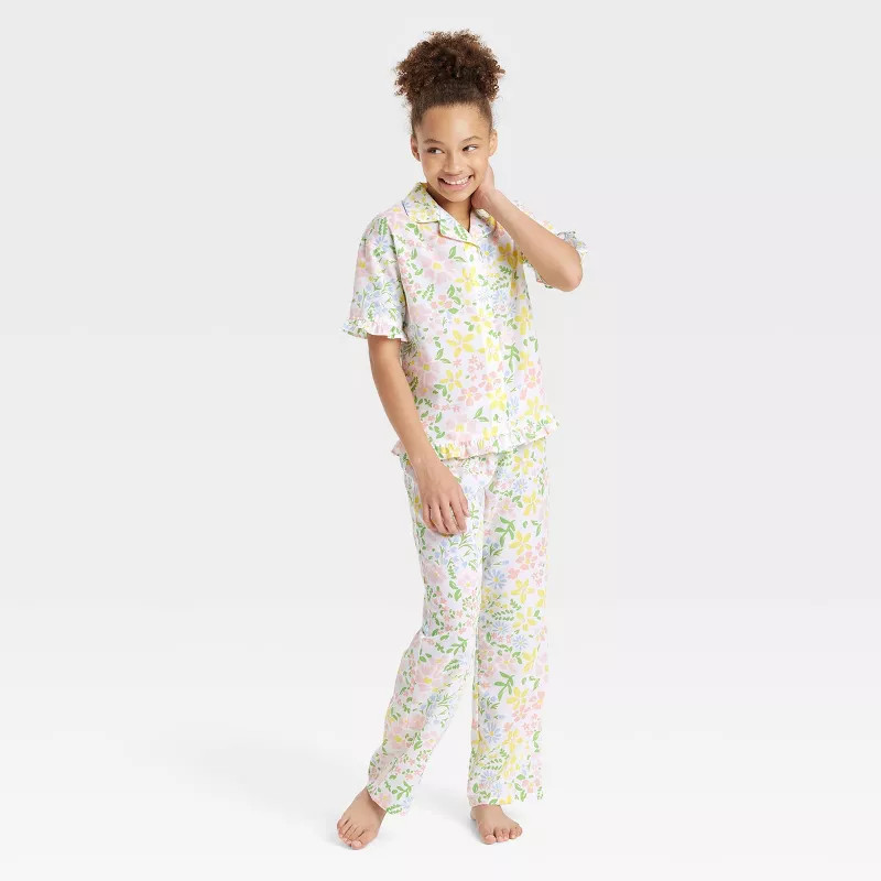 Kids' Mommy & Me Matching Family Pajama Set - White | Target
