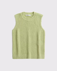 Textural Crew Sweater Shell Tank | Abercrombie & Fitch (US)