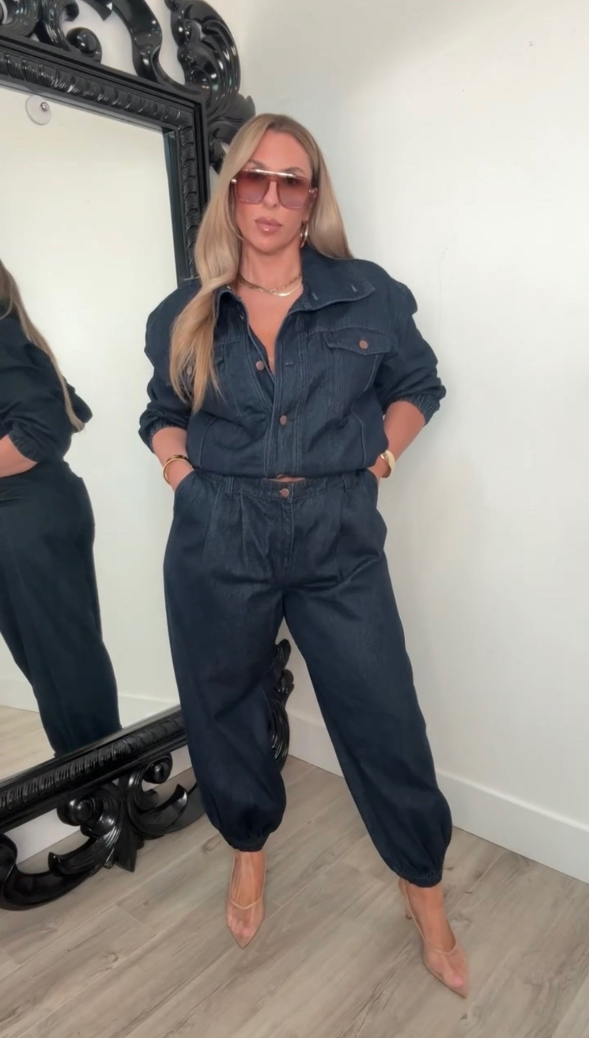 

Super cute midsize denim outfit 

dark denim set
Jacket size medium size down
pants size L size down 1-2 sizes the large still fit me with room, but I do like the fit. I’m usually an XL in bottoms.

#LTKMidsize #LTKootd #LTKOver40

#LTKOver40 #LTKootd

#LTKOver40 #LTKMidsize #LTKootd

#LTKOver40 #LTKootd #LTKMidsize