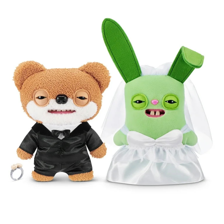 Fuggler Wedding Fuggs 9 inch 2-Pack, Funny Ugly Monster Soft Stuffed Plush Toy by ZURU | Walmart (US)
