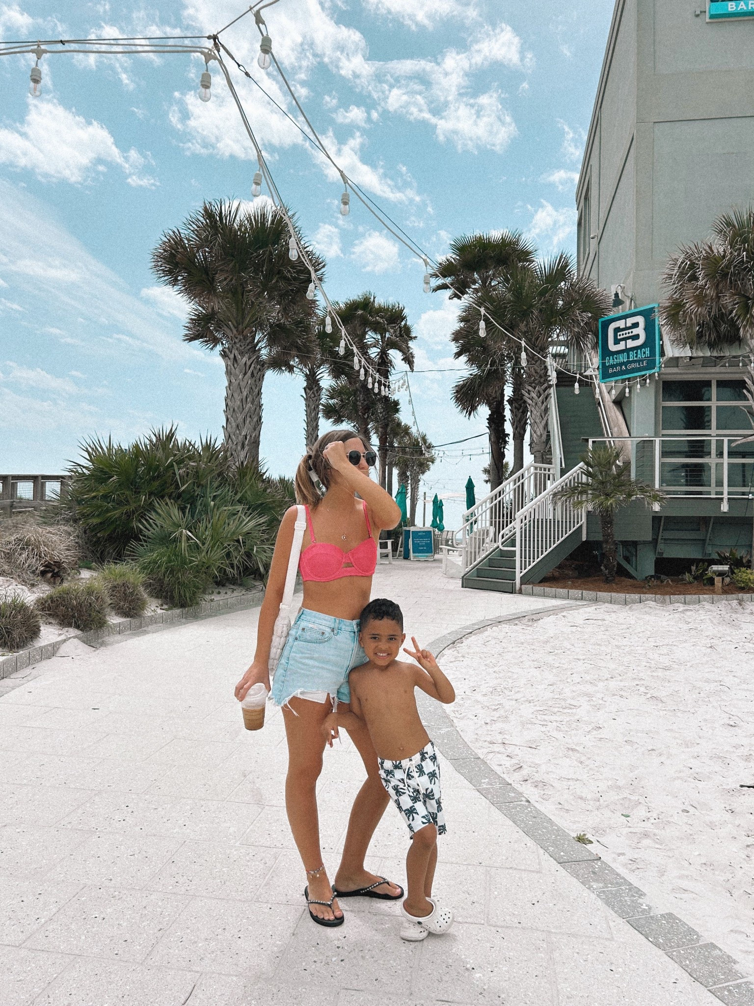 Bubby is wearing size 3T in the swimmies ☀️ My bikini top is from Target last years Shade+Shore (no longer available sadly) 

Target, Old Navy, a&e, aerie, spring break style, summer style, vacation outfits, beach vacation clothes

#LTKTravel #LTKFamily #LTKSeasonal