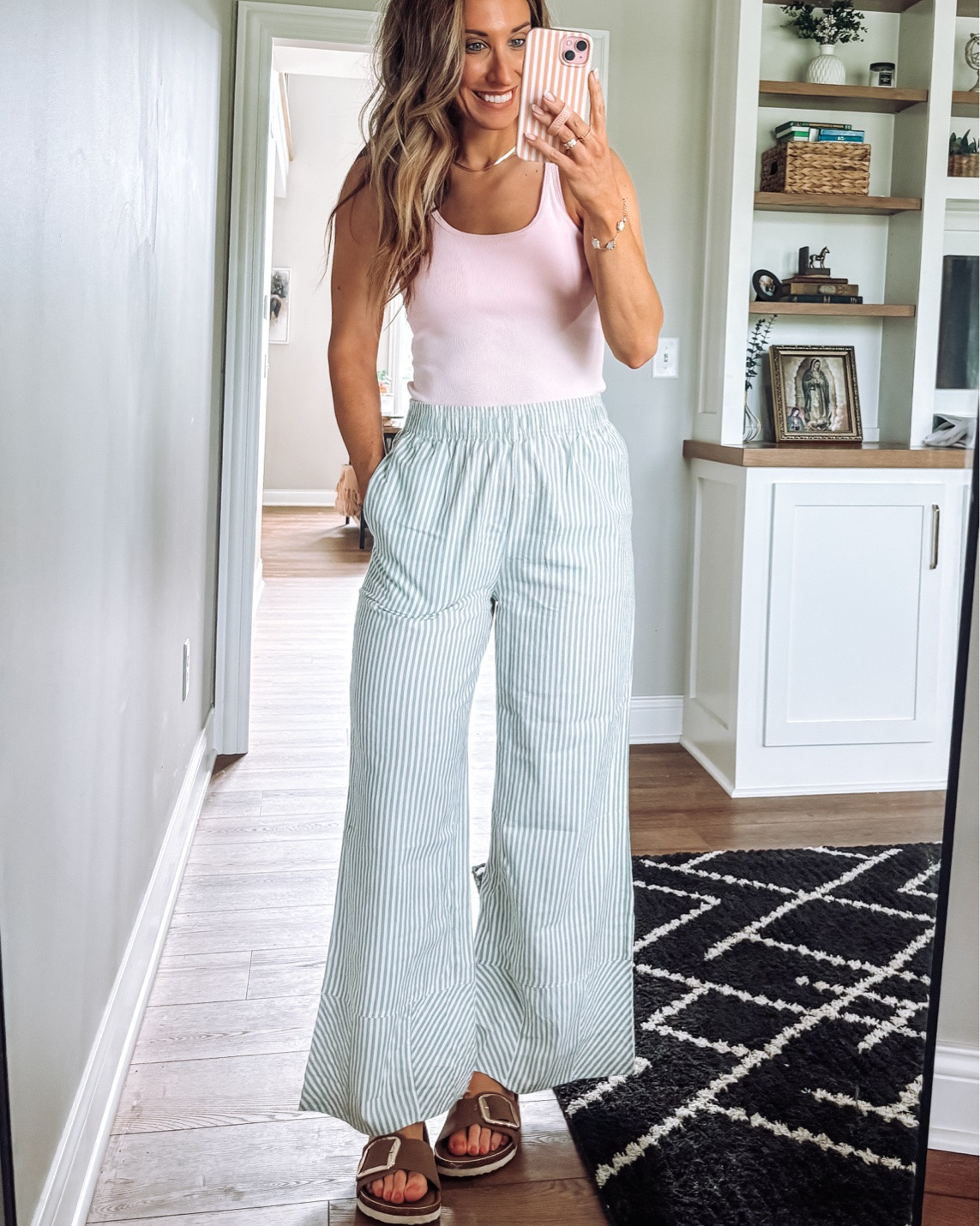 Perfect spring/summer fit for brunch, farmer’s market, errands, lounging, etc. Tank top has a built-in bra, and pants are lightweight with pockets. Both come in tons of color options. 

Tank top | summer outfit | brunch outfit | vacation pants |

#LTKootd #LTKmomlife #LTKSeasonal