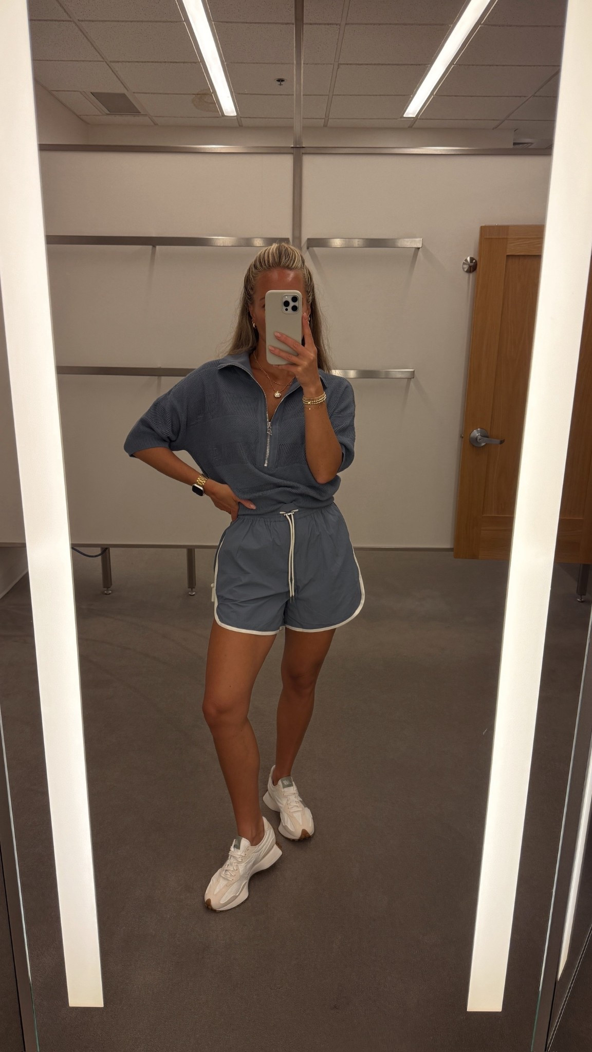 Nsale athleisure look w/my NB 327s

Wearing small in top & shorts 

Weekend fit, casual style, matching set, wfh fit, trendy sneakers, fall style, fall fashion

#LTKSaleAlert #LTKShoeCrush