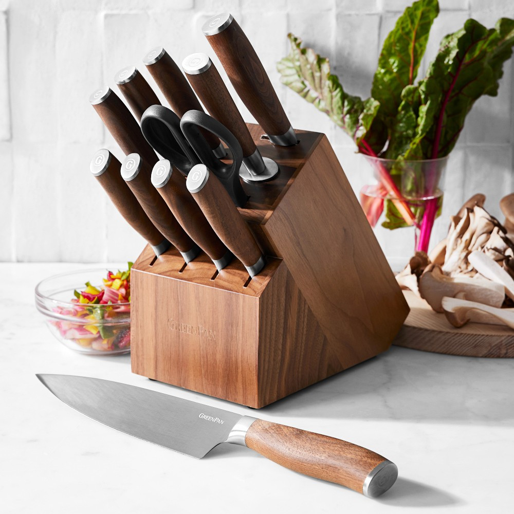 GreenPan™ Premiere Knife Block, Set of 12 | Williams-Sonoma