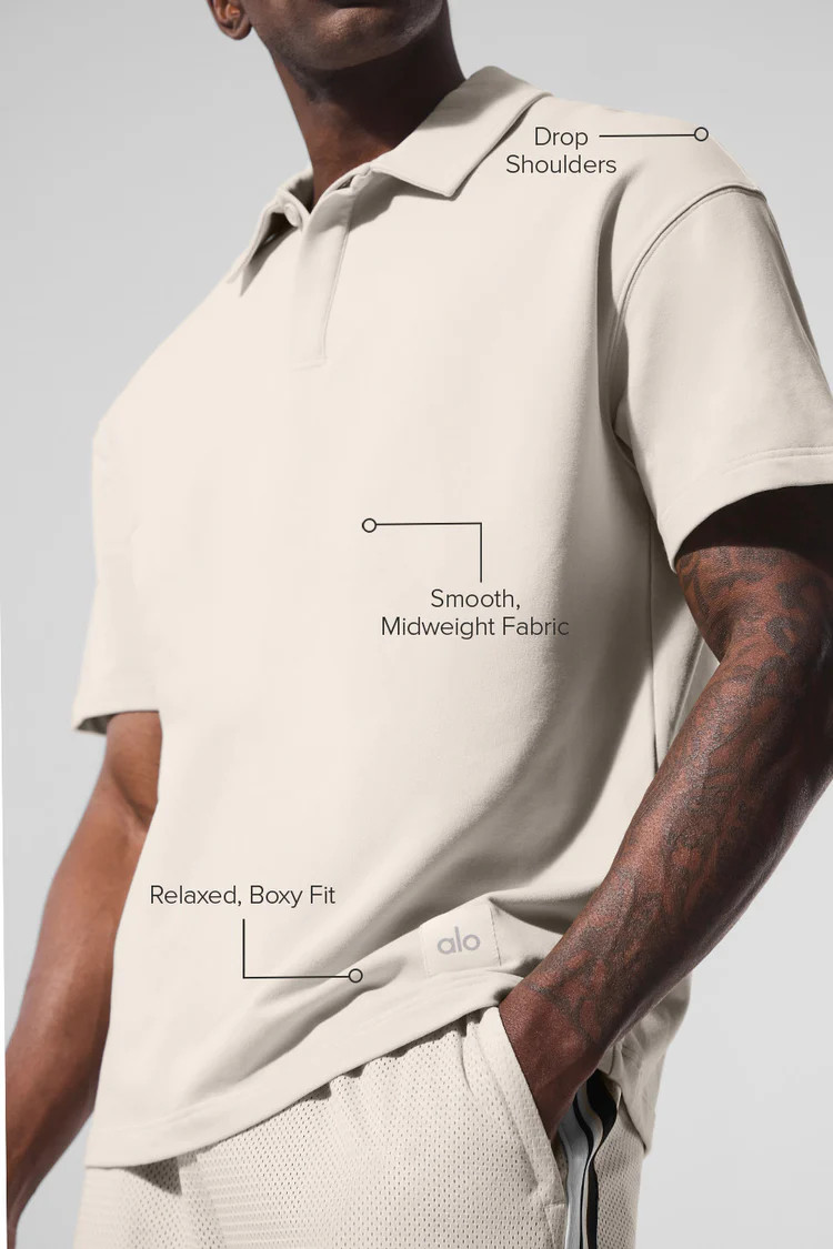 Double Take Short Sleeve Polo | Alo Yoga (US)