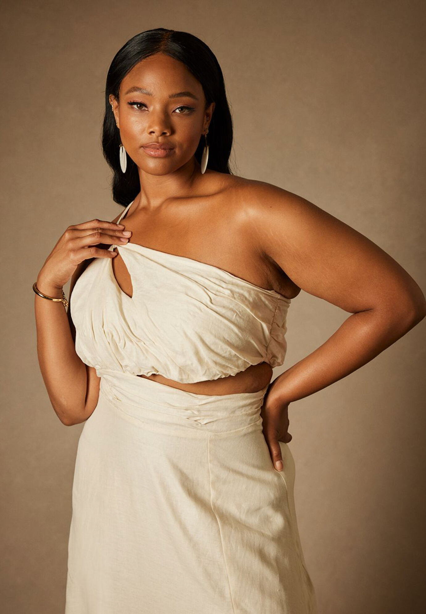 Bridal by ELOQUII Cutout Maxi Dress | Eloquii